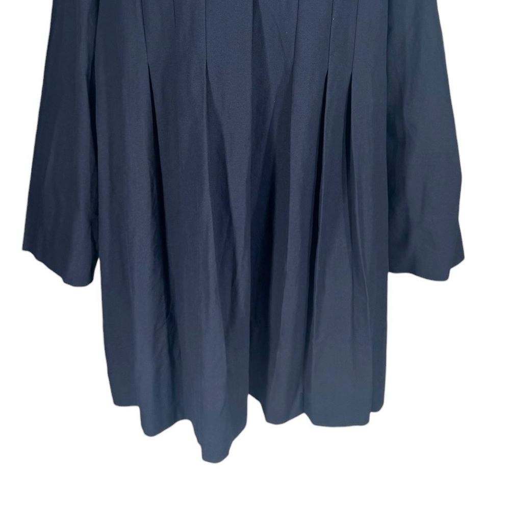 Tuckernuck Luella Dress Navy Pleated A Line Mini XXXL NWT Long Sleeves - Picture 8 of 13